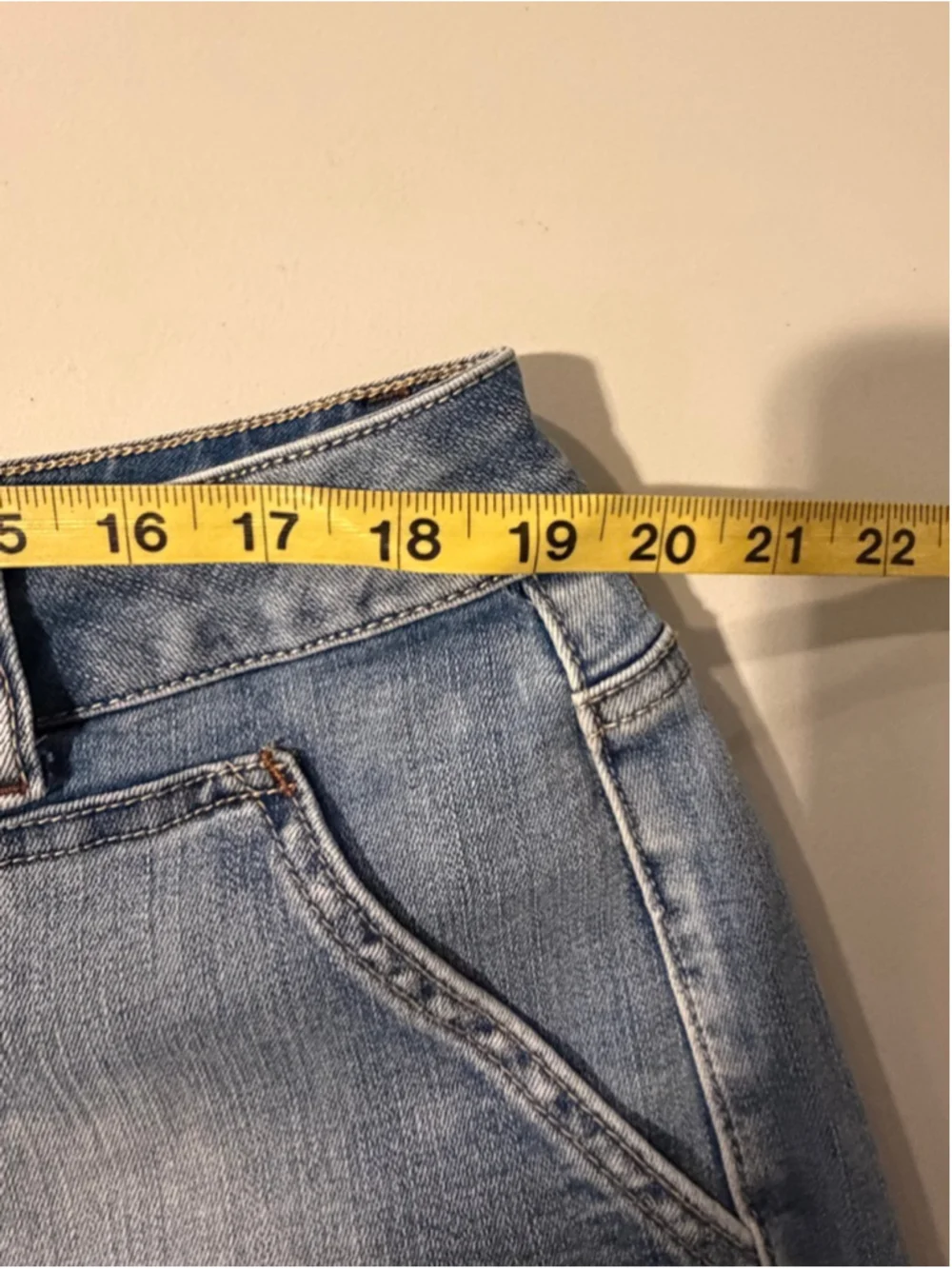 Women's FLAMINGALS Blue Denim Ankle & Cropped Jeans 3XL - Picture 7 of 9